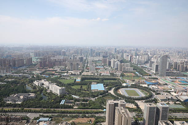 On May 19, 2019, the urban scenery of Xi'an.