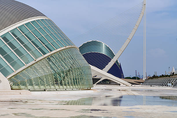Valencia, Spain - June 15, 2025: The complex of buildings and structures called City of Arts and Sciences (locally known in Valencian as \