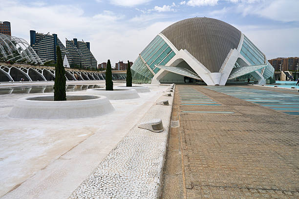 Valencia, Spain - June 15, 2025: The complex of buildings and structures called City of Arts and Sciences (locally known in Valencian as \