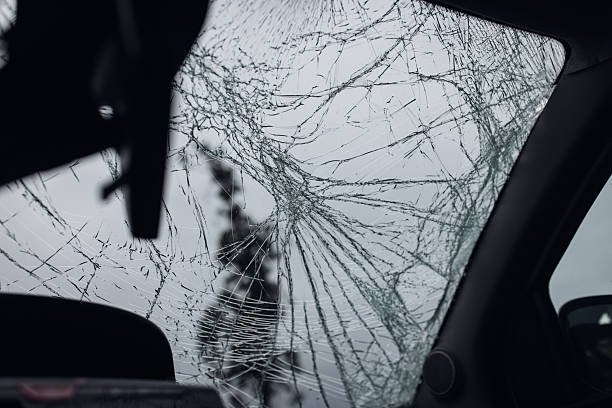 istock Shattered Car Windshield from Traffic Accident Crash 2254593172