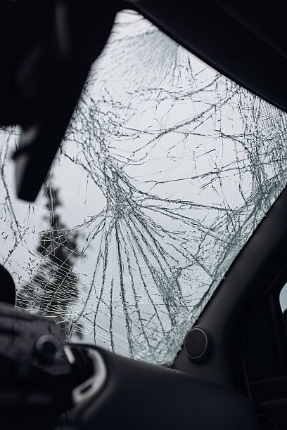 istock Shattered Car Windshield from Traffic Accident Crash 2254593498