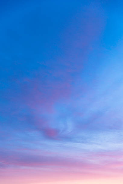 istock Clouds in the colourful winter sky 2254597026