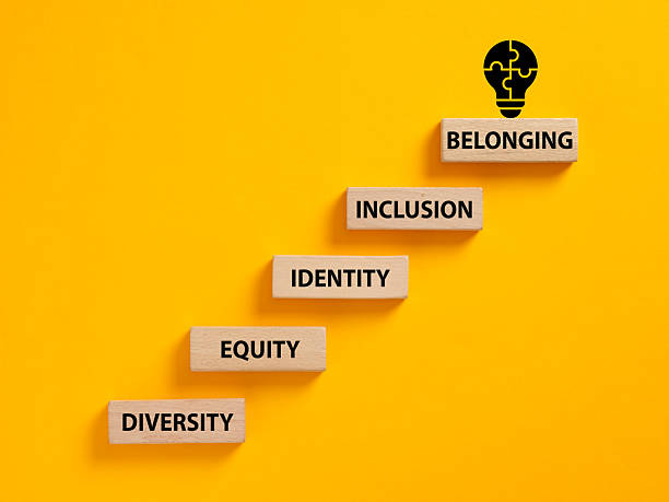 istock Diversity equity identity inclusion belonging steps lightbulb concept 2254599176
