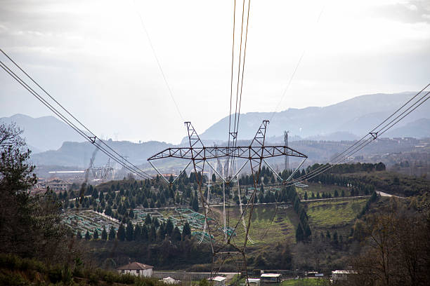 Image of a high-voltage power line.