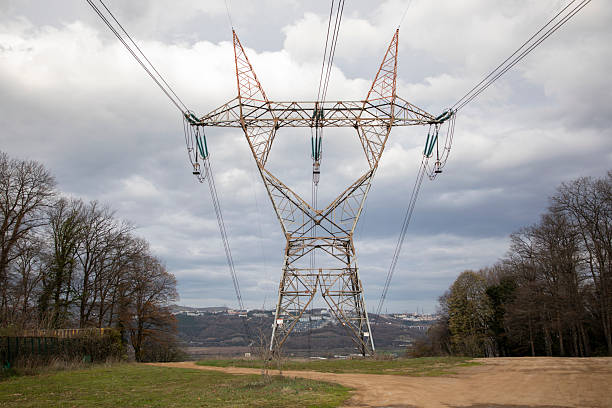 Image of a high-voltage power line.