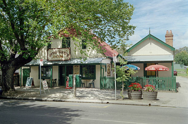 Historical photo from December 2001: Otto's Bakery in Hahndorf in the Adelaide Hills, Australia.