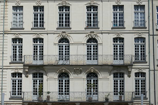 Facade, historic district, Nantes, Loire-Atlantique