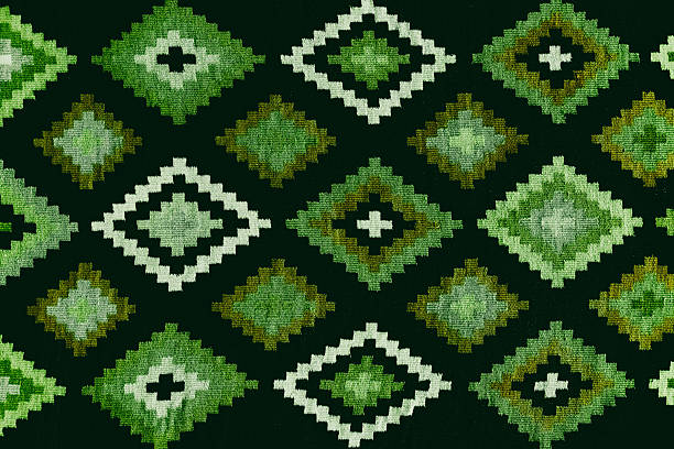 Romanian folk seamless pattern ornaments. embroidery. Ethnic texture design. Traditional carpet ornaments. Rustic carpet textile.