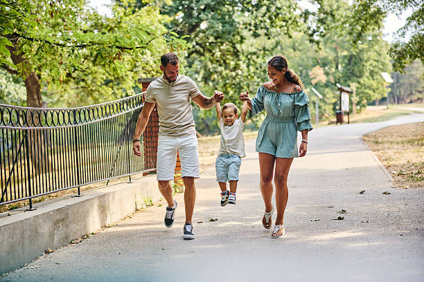 istock Family Having Fun At Park 2254604694