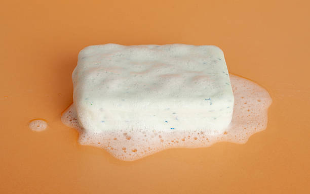 istock White Soap Bar Isolated, Body Care Cosmetic, Fruit Soapy Detergent, Solid Shampoo, Glycerin Soap 2254608911