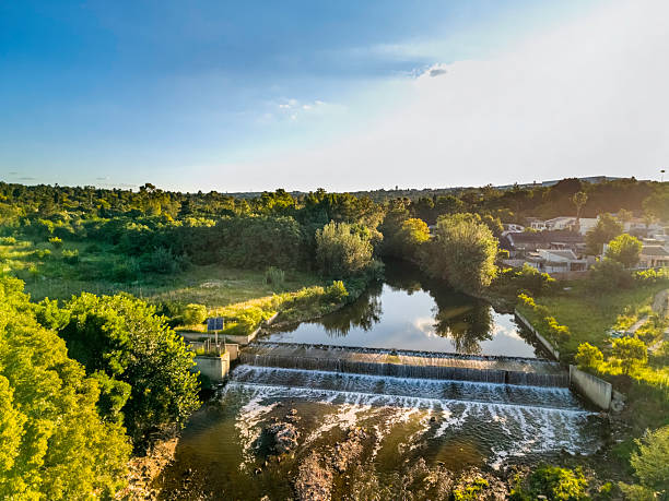 Juskei River in Waterfall City a gated lifestyle complex development in Halfway House.