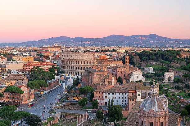istock Rome, Italy with Historic Architecture at Dusk 2254620819