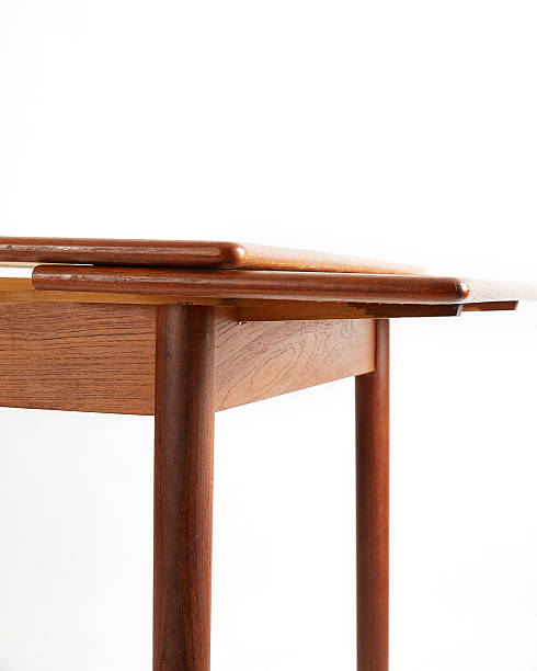 istock Details of a draw leaf dining table 2254627135