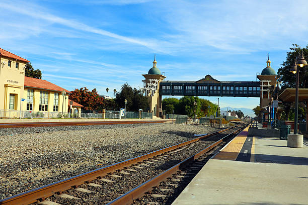 Pomona, California – December 20, 2024: Historic Pomona Train Station