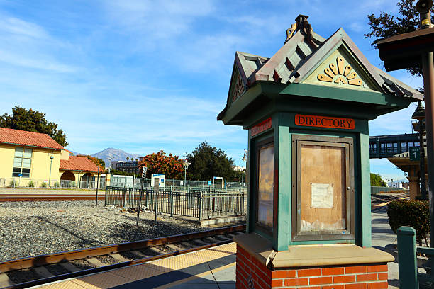 Pomona, California – December 20, 2024: Historic Pomona Train Station