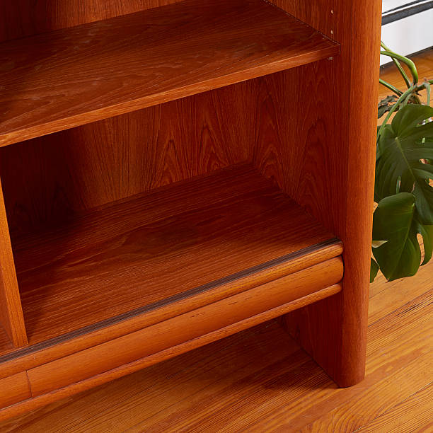 istock Vintage teak display case in danish mid-century modern style 2254635240