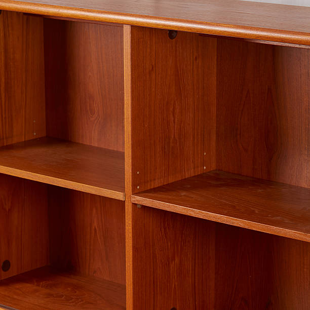 istock Vintage teak display case in danish mid-century modern style 2254635285