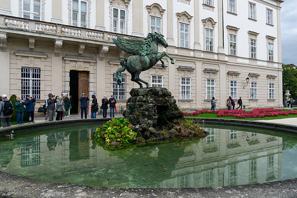 Statue of Emperor Wilhelm II on horseback situated on the western side of the Hohenzollernbrücke bridge
