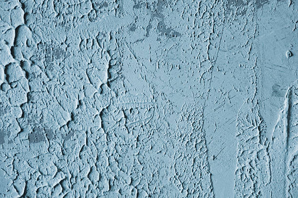 istock Wall texture showing rough surface with blue color during daytime 2254637085