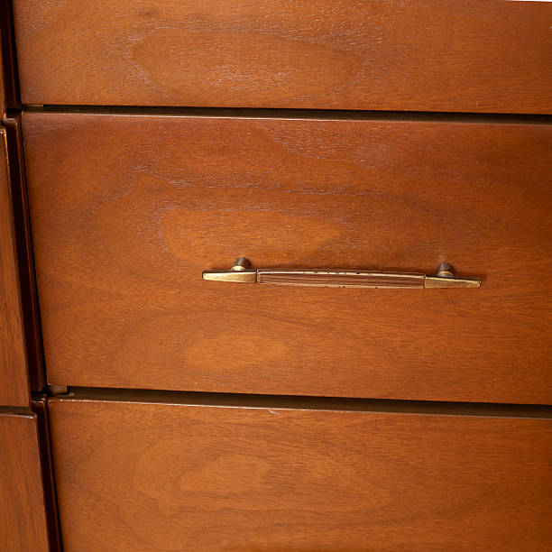 istock Vintage walnut 1960s dresser 2254638232