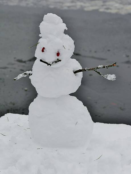 Funny Snow-figures in Hamburg