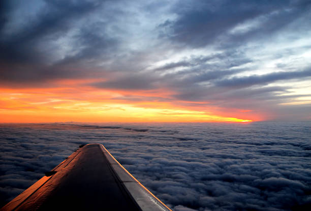 A scenic image captured during a passenger flight.