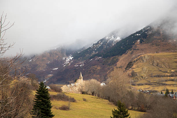 Aran Valley in the Catalonian Pyrenees Lleida Spain. Views from Gessa village
