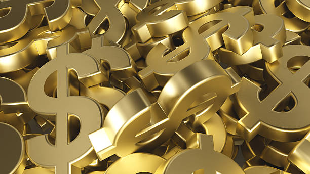 istock Golden Dollar Symbol, 3D Rendering 2254662226