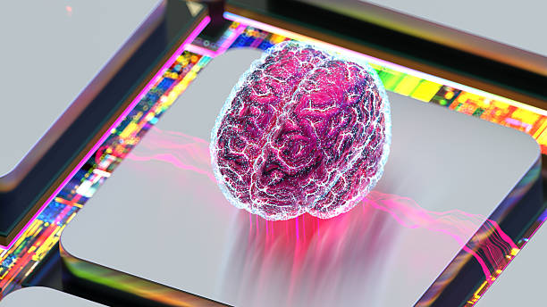 istock Abstract brain sign connected to digital abstract CPU . AI - Artificial Intelligence concept. Neural network. Machine Learning Concepts. 2254666804