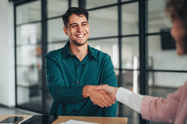 istock Handshake for the new agreement 2254675375