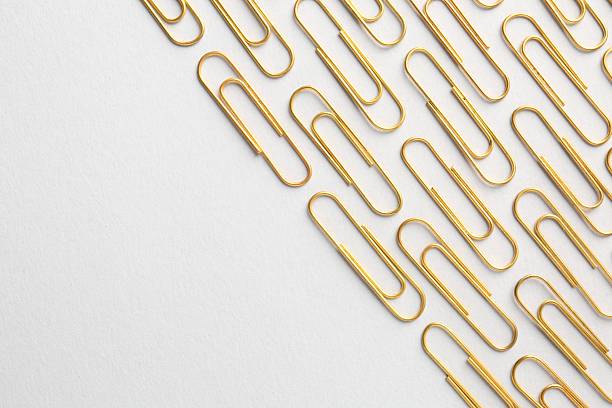 Paper clip on red envelope