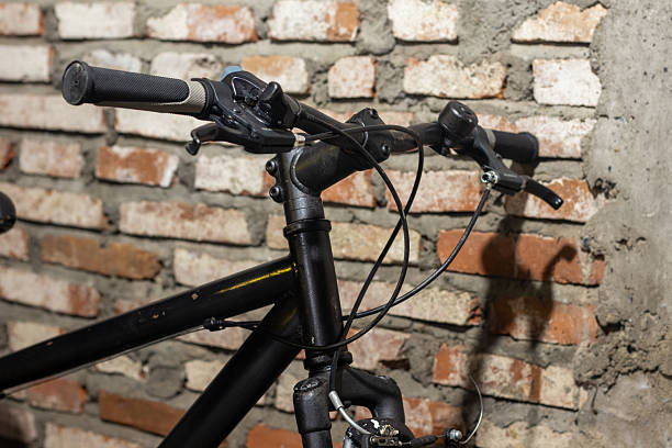 Close-Up of a Bicycle Handlebar