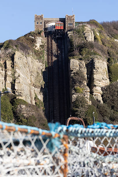 istock Hastings Funicular with Lobster Pots 2254713954
