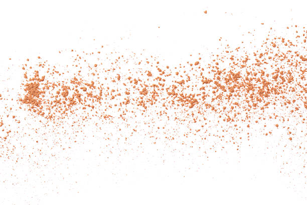 istock Dry aromatic cinnamon powder isolated on white, top view 2254714613