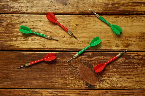 Dart Arrow On White Background
