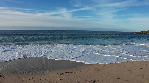 istock Beautiful sea waves forming foam and splashes 2254716682