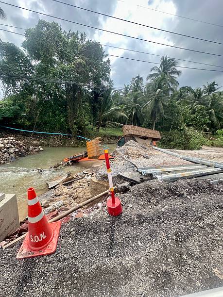 istock Flooding in Hat Yai, Songkhla, causing damage to the car. 2254717453