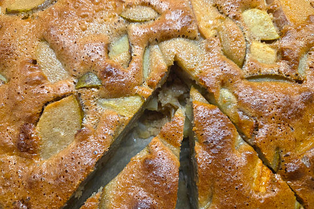 istock Freshly Baked Apple Pie Slice Close-up for Baking and Dessert Inspiration 2254717978