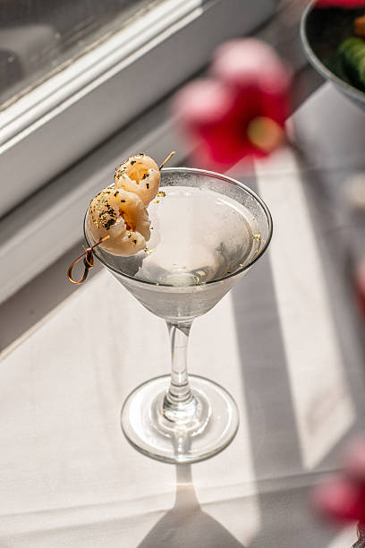 istock Lychee Martini Cocktail with Fresh Lychee Garnish. 2254719376