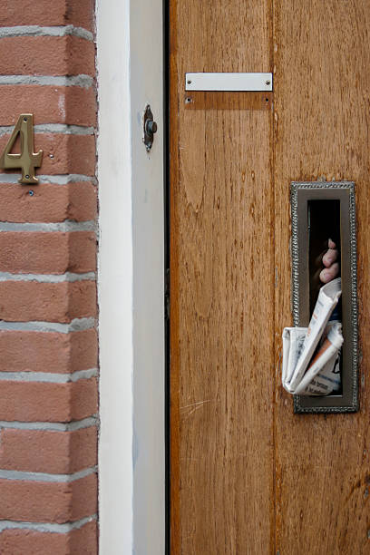 istock Door Mail Slot Detail 2254722128