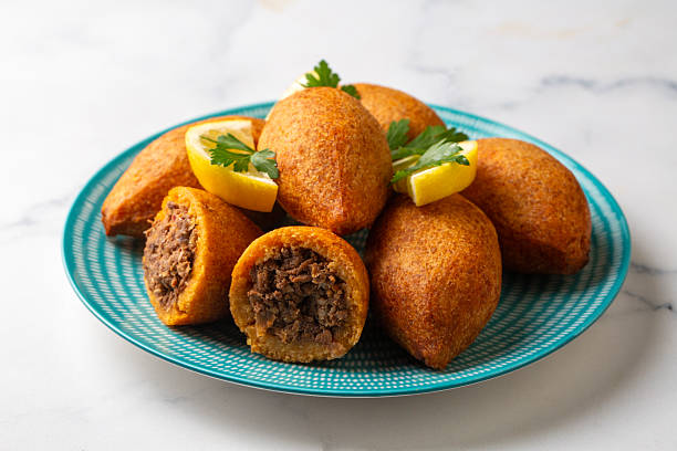 istock Kibbeh is a popular dish in Middle Eastern cuisine (Turkish name; icli kofte) 2254724680
