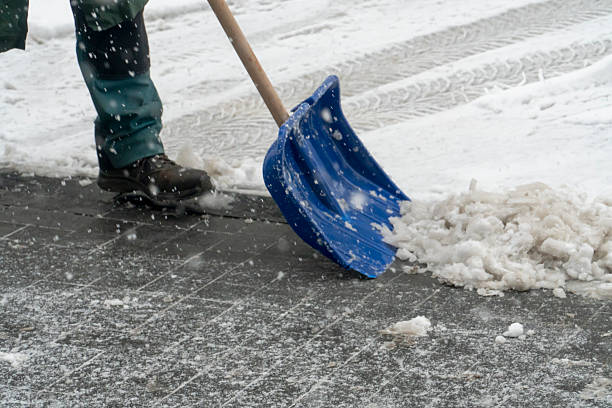 istock Winter, snow covered the tracks, snow clearing 2254726121