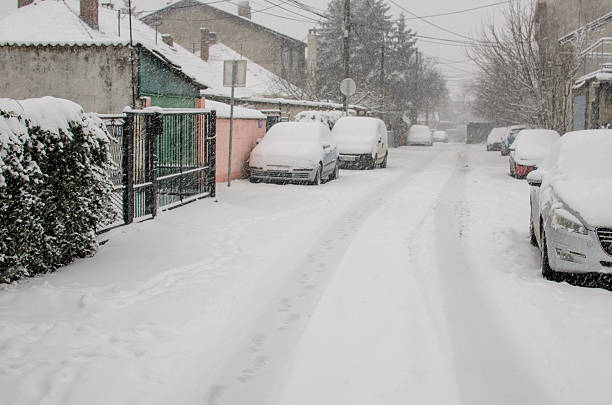 Winter scene in Toronto, Canada