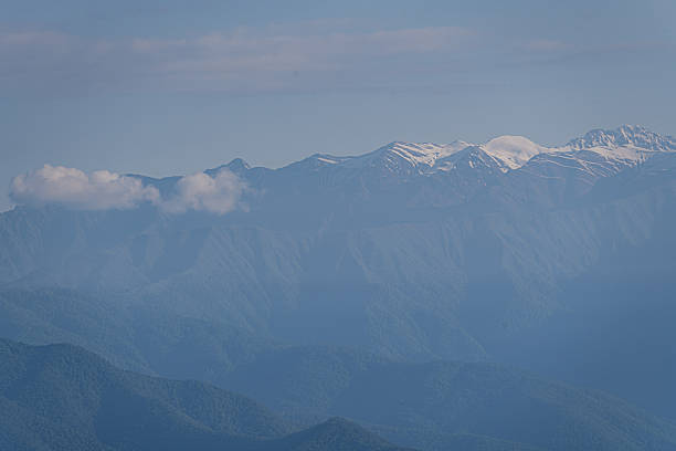 Great Caucasus mountains in Kakheti, Georgia