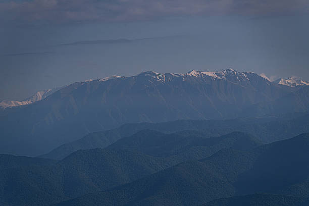 Great Caucasus mountains in Kakheti, Georgia