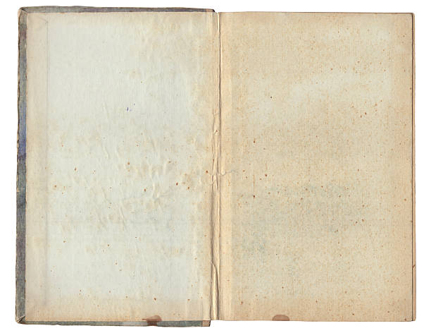 istock Vintage empty background of old book paper texture isolated 2254740080