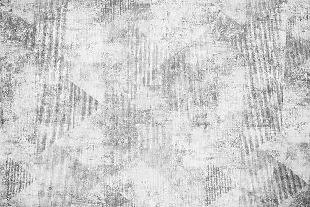 Monochrome geometric textured wall for minimal design and architecture concept