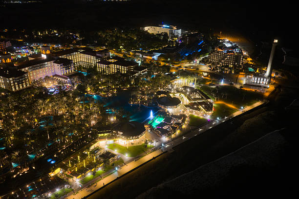 istock Maspalomas at Night in Gran Canaria from above 2254773817