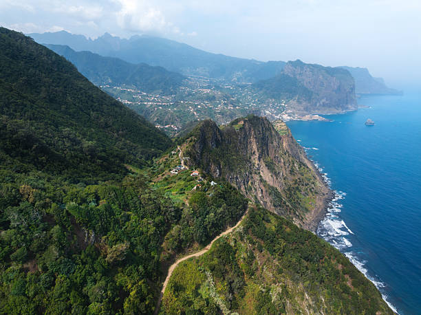 istock Dramatic Coastal Cliffs on the Vereda do Larano Trail, Madeira 2254780293