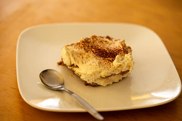 Delicious Tiramisu Dessert with Cocoa Powder
